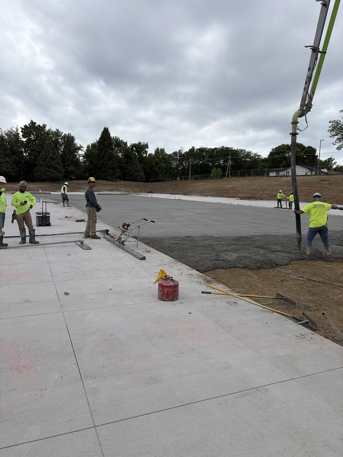 Image: July Parking Lot Work