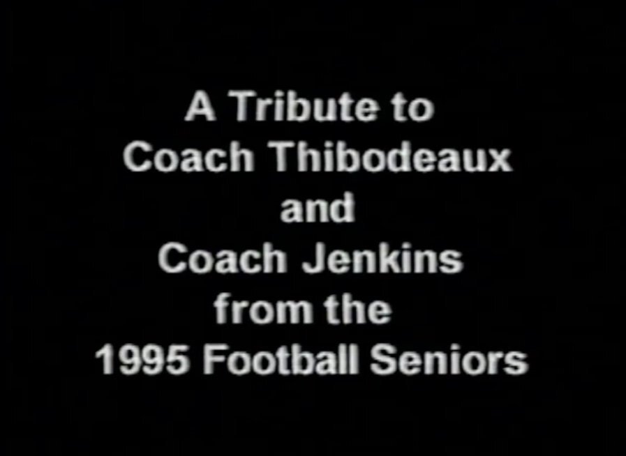 Image: Class of 1996 Football Seniors Tribute