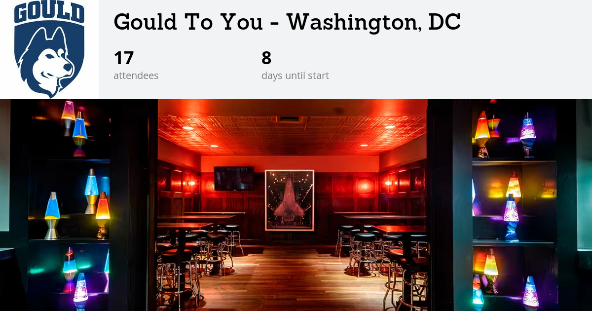 Gould To You Washington DC Gould Academy