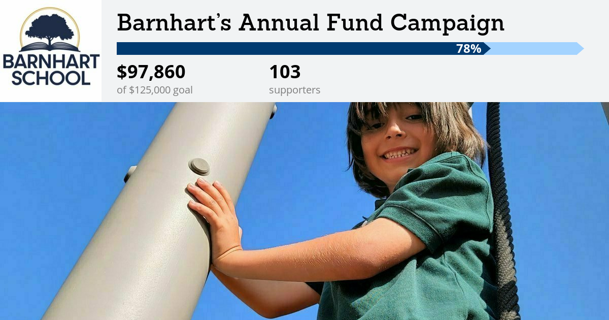 Barnhart's Annual Fund Campaign Leaderboards Barnhart School