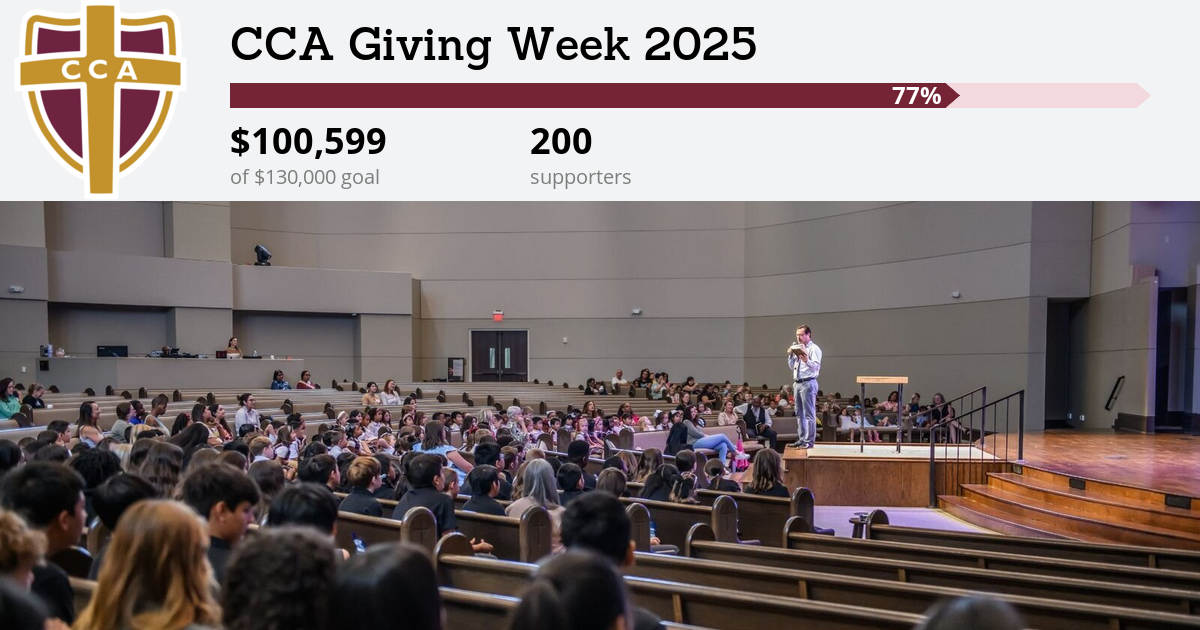 CCA Giving Week 2025 | Cornerstone Christian Academy