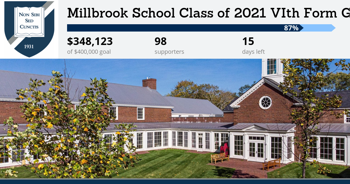 Millbrook School Class of 2021 VIth Form Gift Millbrook School