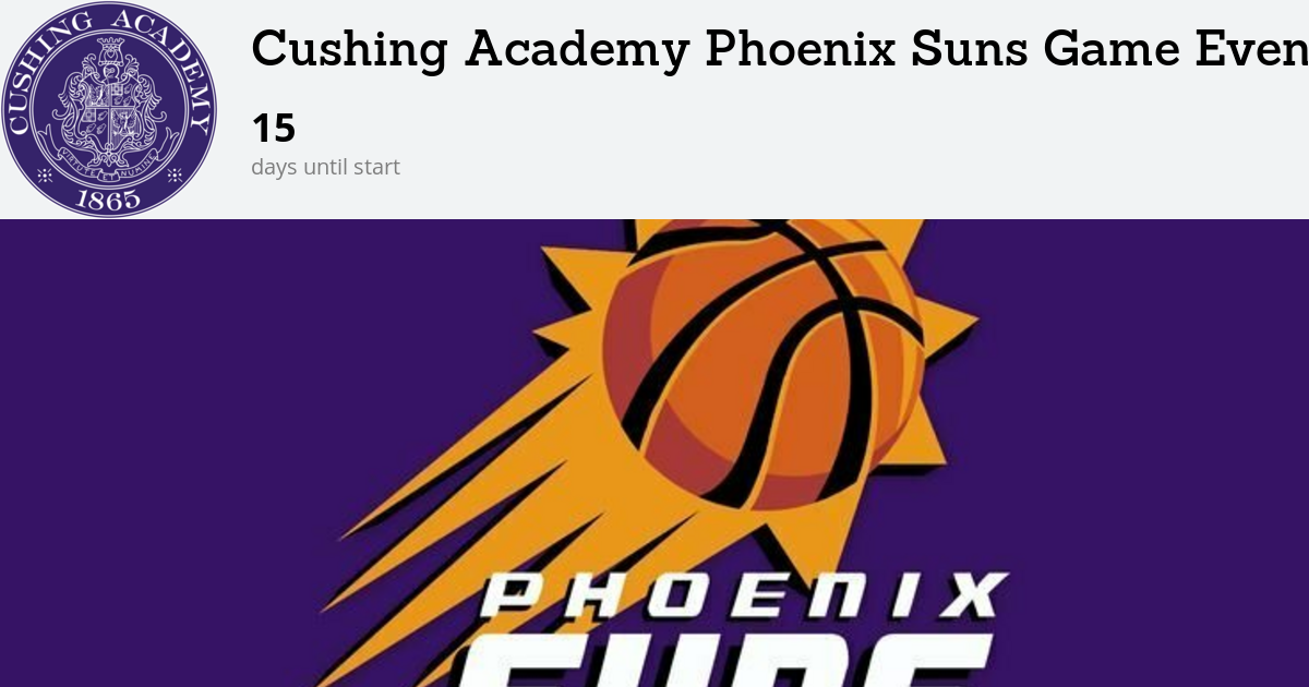 Cushing Academy Phoenix Suns Game Event Cushing Academy cushing-academy-phoenix-suns-game-event-cushing-academy