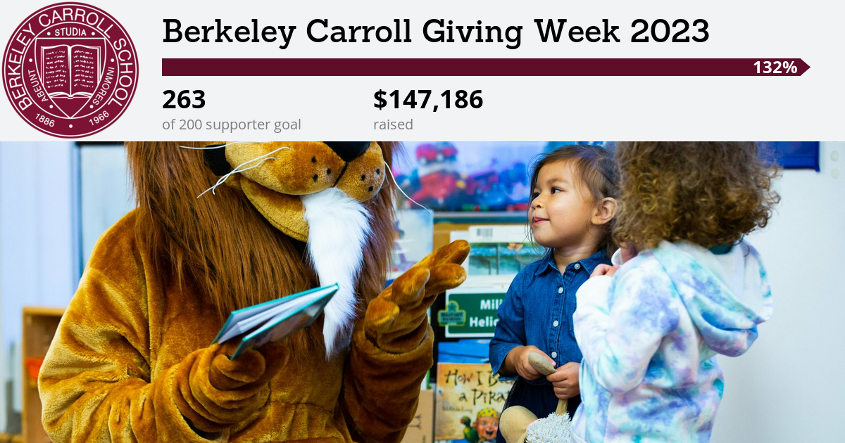 Berkeley Carroll Giving Week 2023 &ndash; Challenges | The Berkeley Carroll