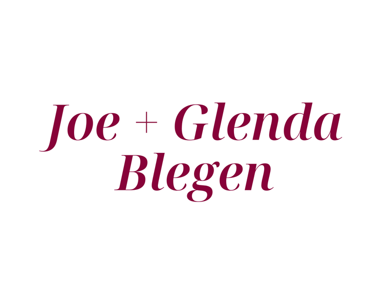 Joe + Glenda Blegen