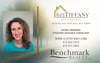 Tiffany Eberhard: Real Estate Advisor, 615-500-1818